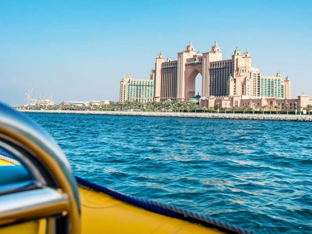 Urlaub in Dubai - Yellow Boats Atlantis Tour 75 Minuten3