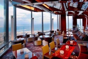 Restaurants in Dubai mit Aussicht - Restaurant in Dubai Blick auf Fontänen
